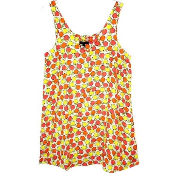 BEBOP Be you be free Dress Mini Fruit Oranges Lemons Tank style Pull over NEW - Picture 5 of 5